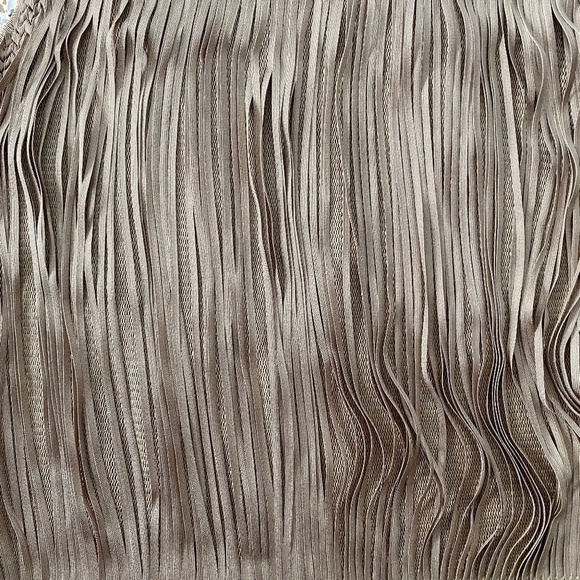 Pepa Pombo Knitted Fringe Tan Dress L - Picture 3 of 6